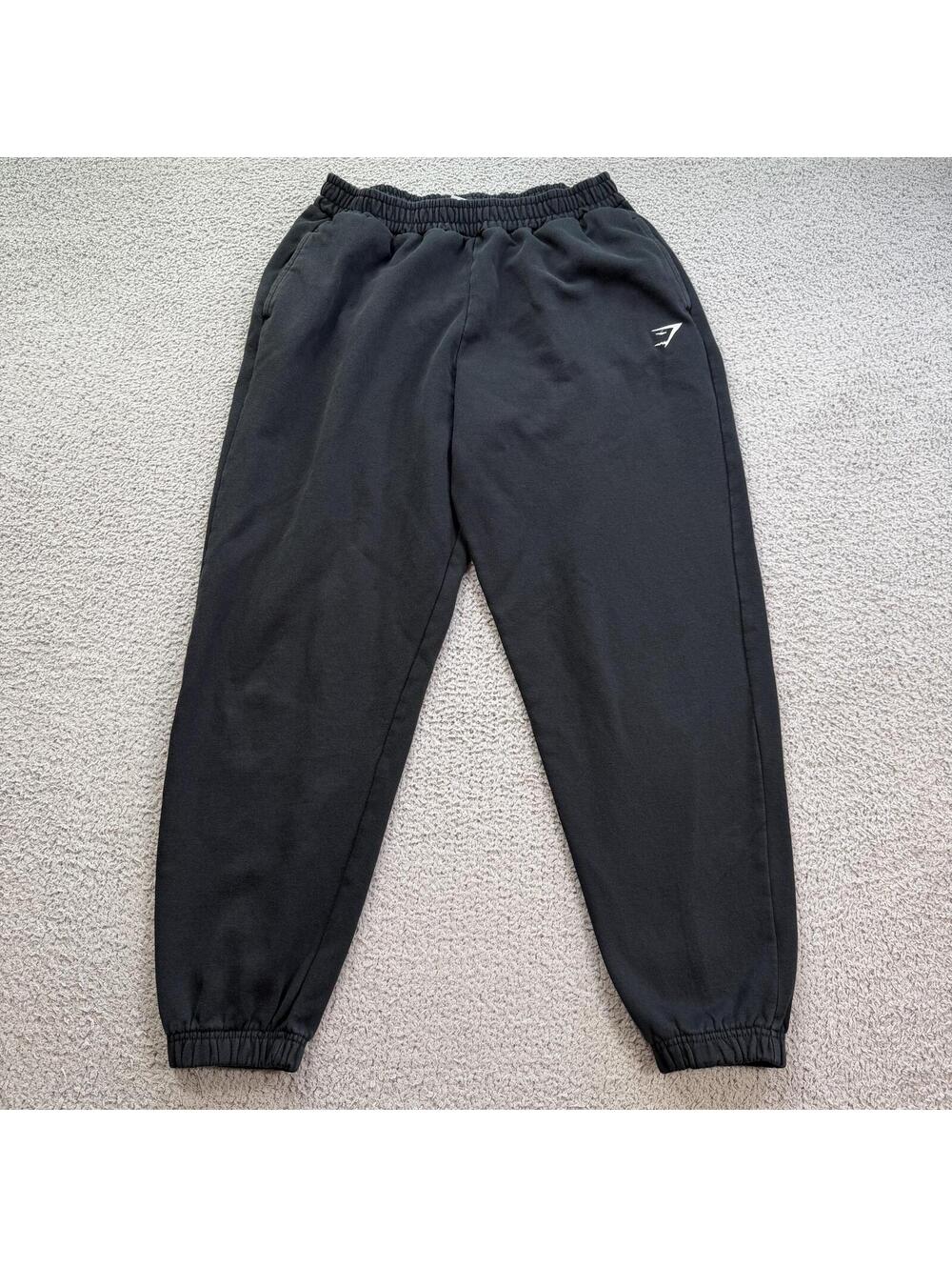 Gymshark Black Jogger Sweatpants Men’s M Athletic Tapered Bodybuilding Gym